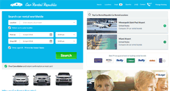 Desktop Screenshot of carrentalrepublic.com
